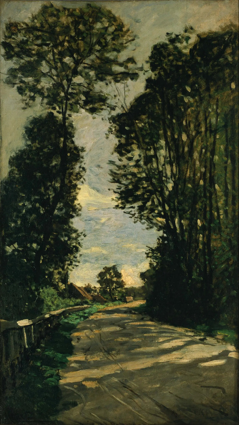 La strada della fattoria Saint-Siméon - Claude Monet