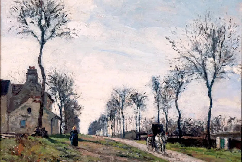 La strada di Marly - Camille Pissarro