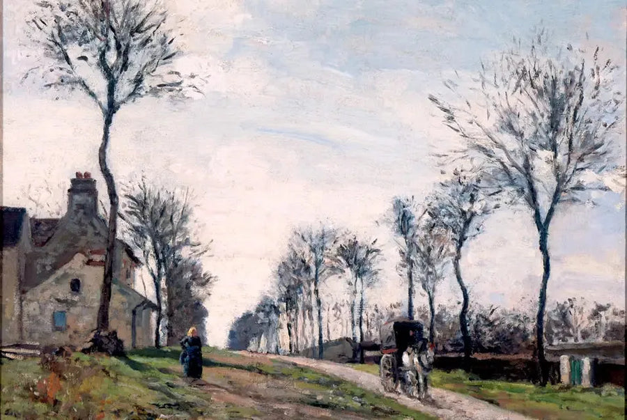 La strada di Marly - Camille Pissarro