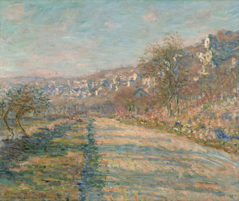 La Strada di La Roche-Guyon - Claude Monet