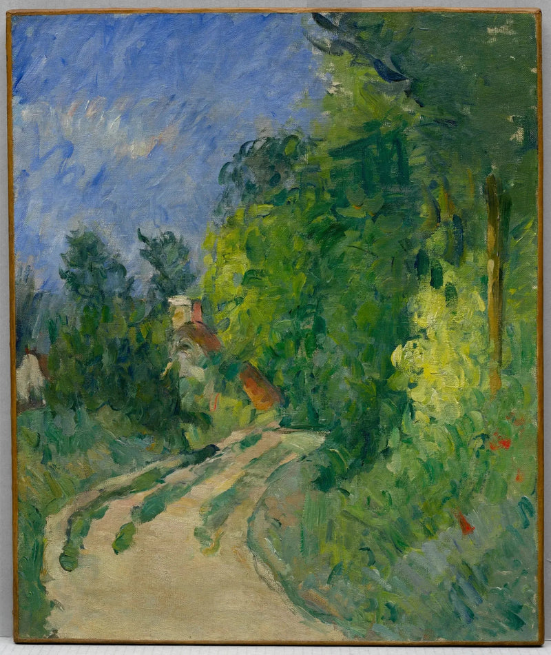 La Strada che gira nel sottobosco - Paul Cézanne