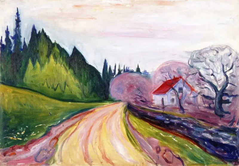 La Strada verso Borre - Edvard Munch