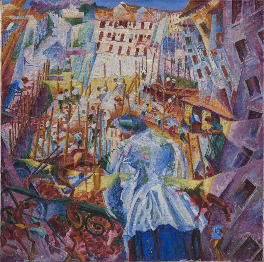 La strada entra nella casa - Umberto Boccioni