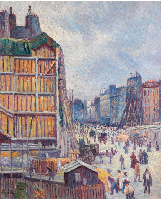 La rue Réaumur - Maximilien Luce - Alpha Reproduction