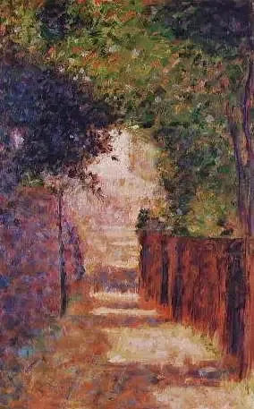 La rue Saint-Vincent, Parigi, in primavera - Georges Seurat