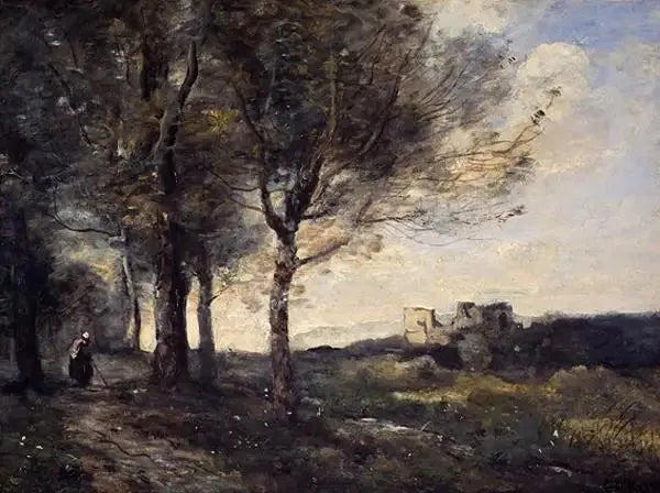 La rovina - Jean-Baptiste Camille Corot