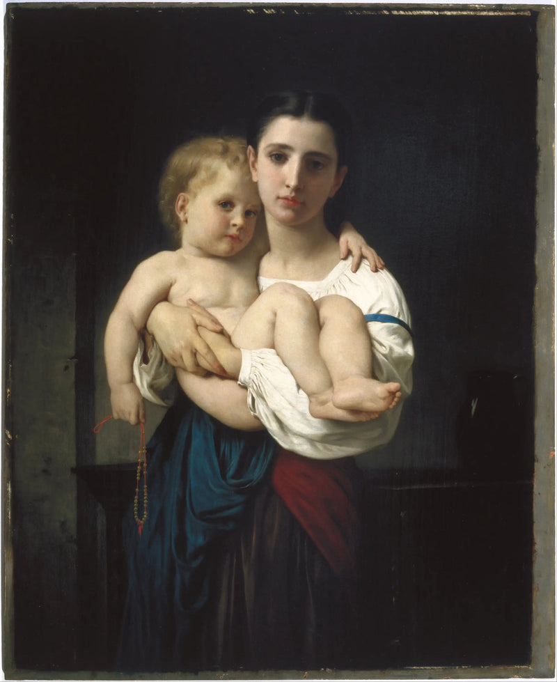 La sorella maggiore, riduzione (La sorella maggiore, riduzione) - Bouguereau