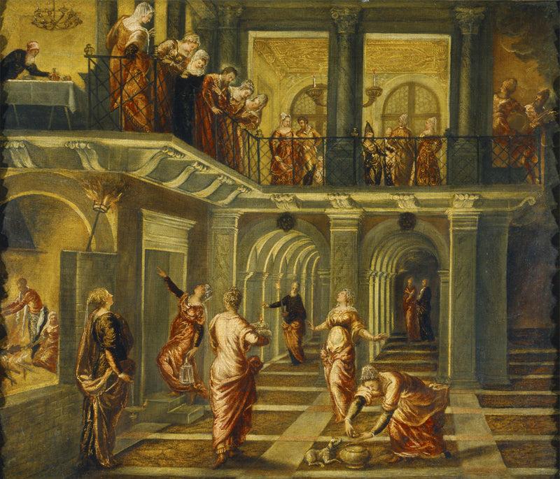 La Saggia e la Folle Vergine - Jacopo Tintoretto
