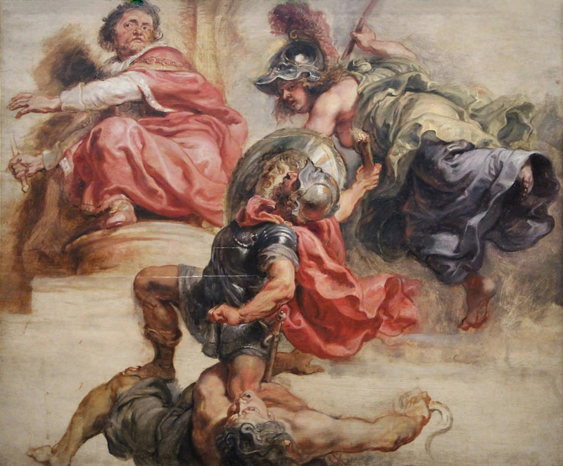 La Sagesse vittoriosa della guerra e della discordia sotto il governo di Jacques 1er d'Inghilterra - Peter Paul Rubens