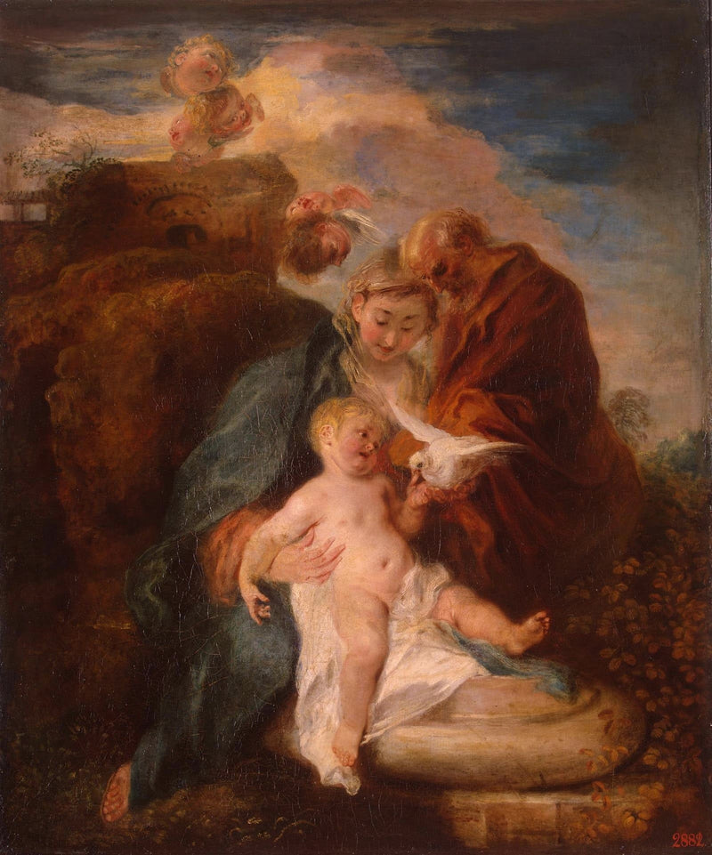 La Santa Famiglia - Antoine Watteau