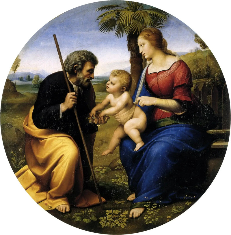 La Sacra Famiglia con palma - Raffaello Sanzio