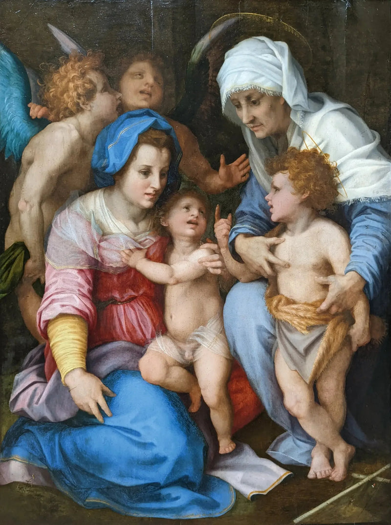 La Sacra Famiglia con gli Angeli - Andrea del Sarto