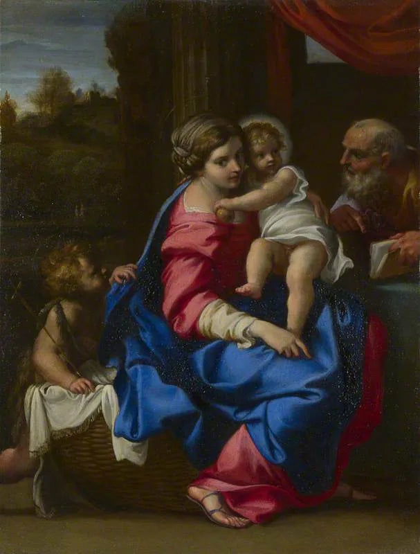 La Sacra Famiglia con il bambino san Giovanni Battista - Annibale Carracci
