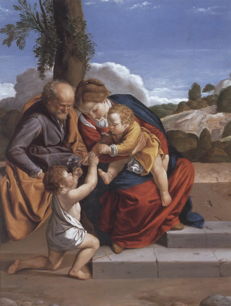 La Sacra Famiglia con il bambino san Giovanni Battista