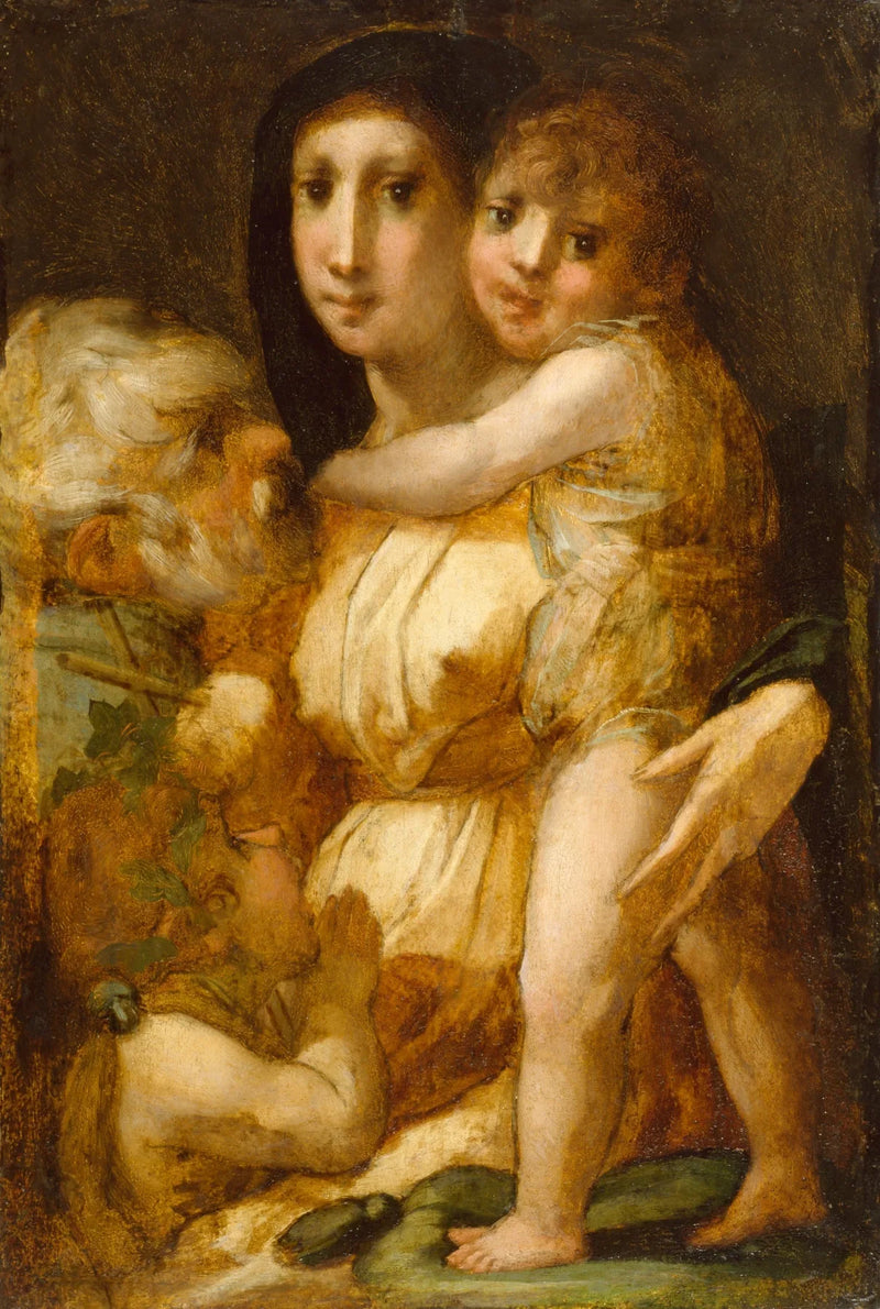 La Sacra Famiglia con il bambino san Giovanni Battista
