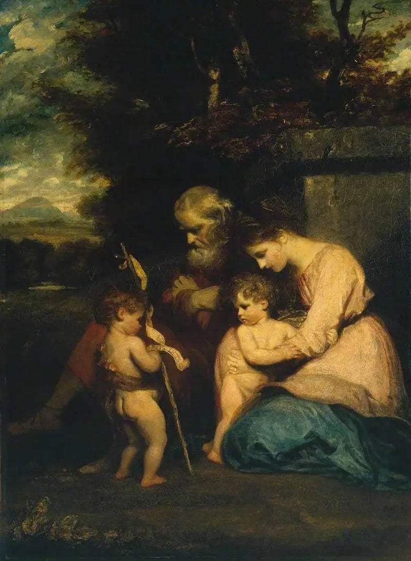 La Santa Famiglia con il bambino san Giovanni - Joshua Reynolds