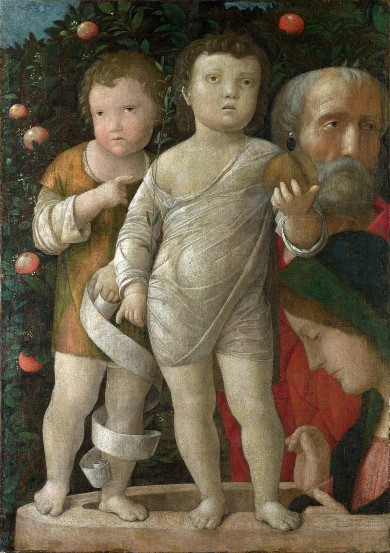La Sacra Famiglia con san Giovanni - Andrea Mantegna