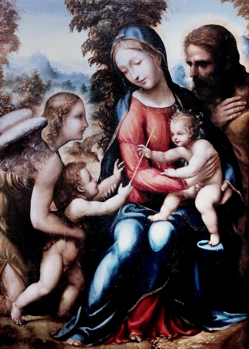 La Sacra Famiglia con san Giovanni Battista e un angelo - Il Sodoma (Giovanni Antonio Bazzi)