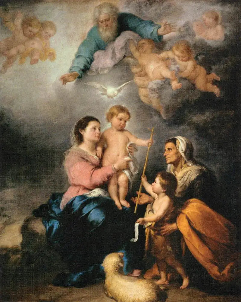 La Sacra Famiglia - Bartolomé Esteban Murillo
