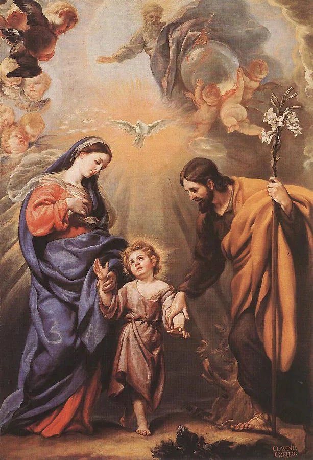 La Sainte Famille - Claudio Coello image 1 copie de tableau peinte à la main