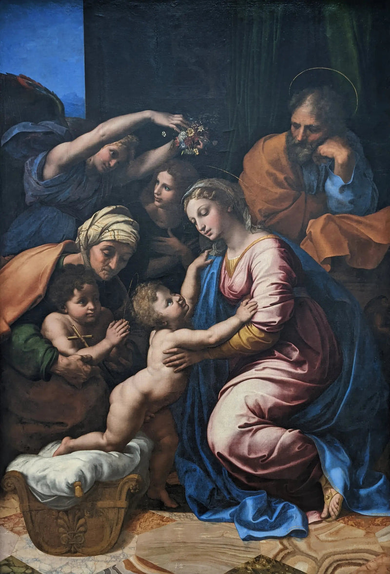La Sacra Famiglia, detta La Grande Sacra Famiglia di Francesco I - Raffaello Sanzio