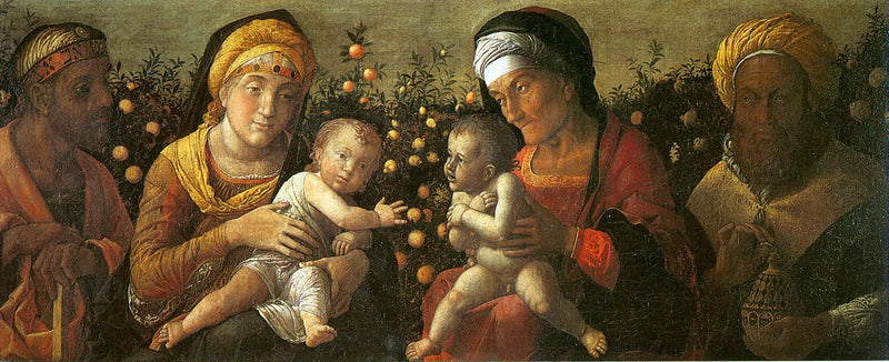La Sacra Famiglia e la Famiglia di san Giovanni Battista - Andrea Mantegna