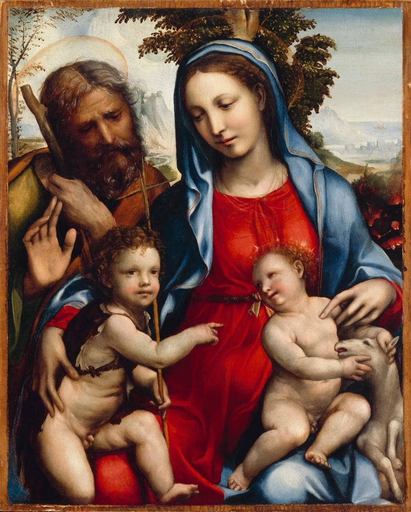 La Santa Famiglia e san Giovanni - Il Sodoma (Giovanni Antonio Bazzi)