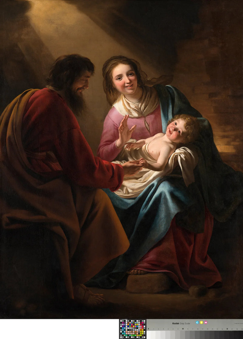 La Sacra Famiglia - Gerrit van Honthorst