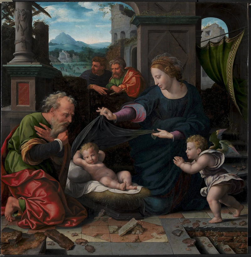 La Santa Famiglia - Joos van Cleve