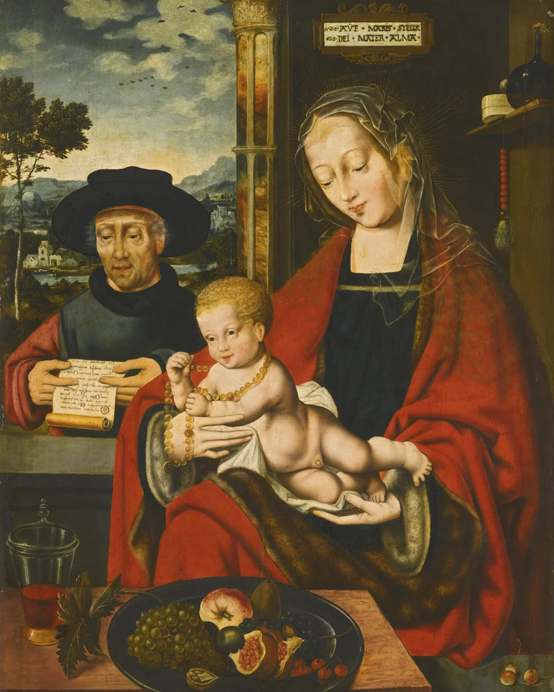 La Santa Famiglia - Joos van Cleve