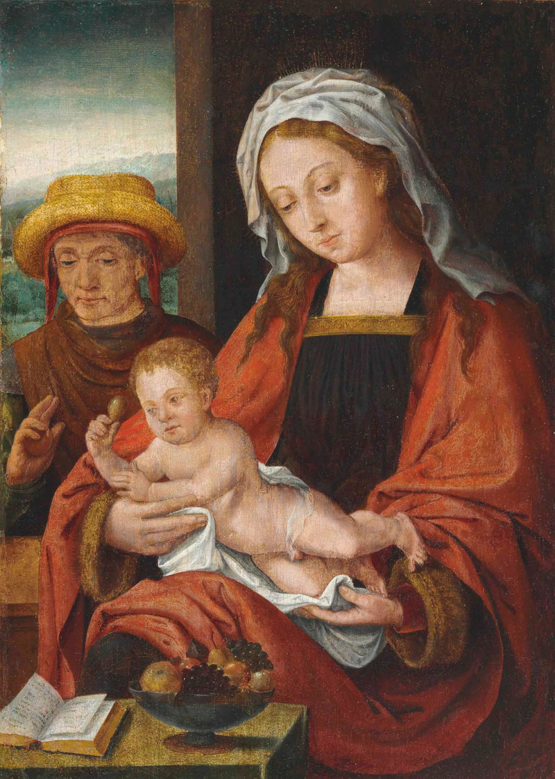 La Santa Famiglia - Joos van Cleve