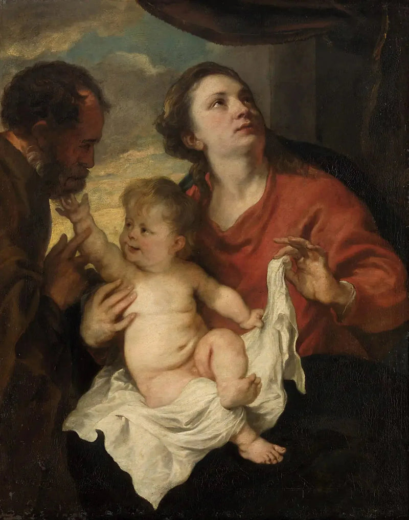 La Santa Famiglia, « Trinitas terrestris » - Antoine van Dyck