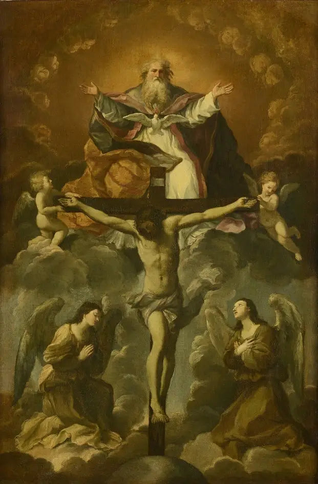 La Santa Trinità adorata dagli angeli - Guido Reni