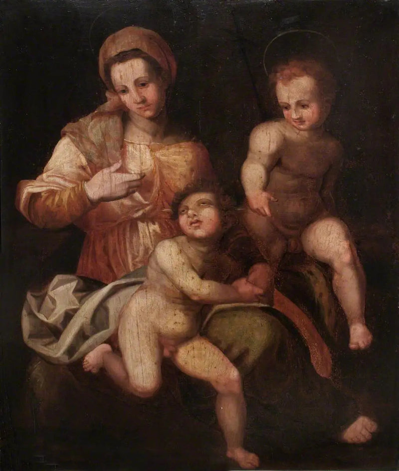 La Santa Vergine con il Bambino Gesù e san Giovanni Battista - Andrea del Sarto