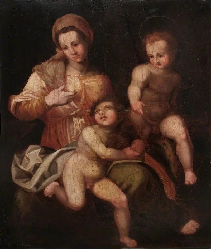 La Santa Vergine con il Bambino Gesù e san Giovanni Battista - Andrea del Sarto