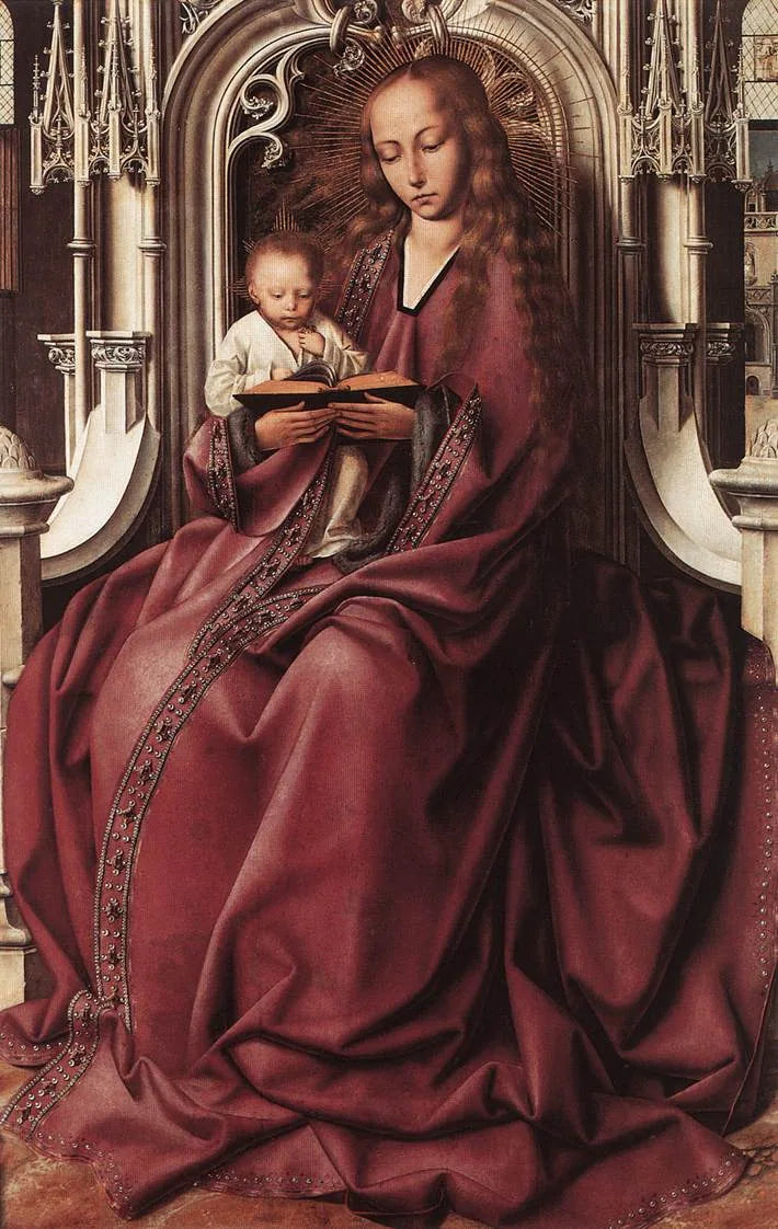 La Santa Vergine con il Bambino Gesù. - Quentin Metsys