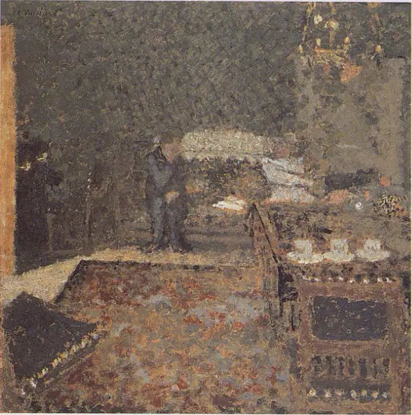 La sala da pranzo di Félix Vallotton a La Naz - Édouard Vuillard