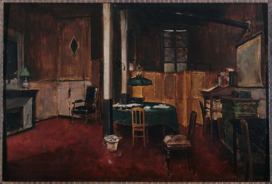 La sala di redazione del Journal des débats - Jean Béraud