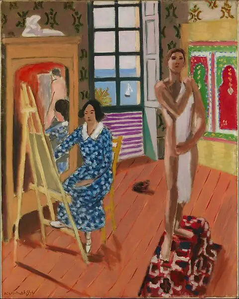 Reproduction du tableau « La Séance de trois heures - Henri Matisse » par Alpha Reproduction en peinture à l’huile