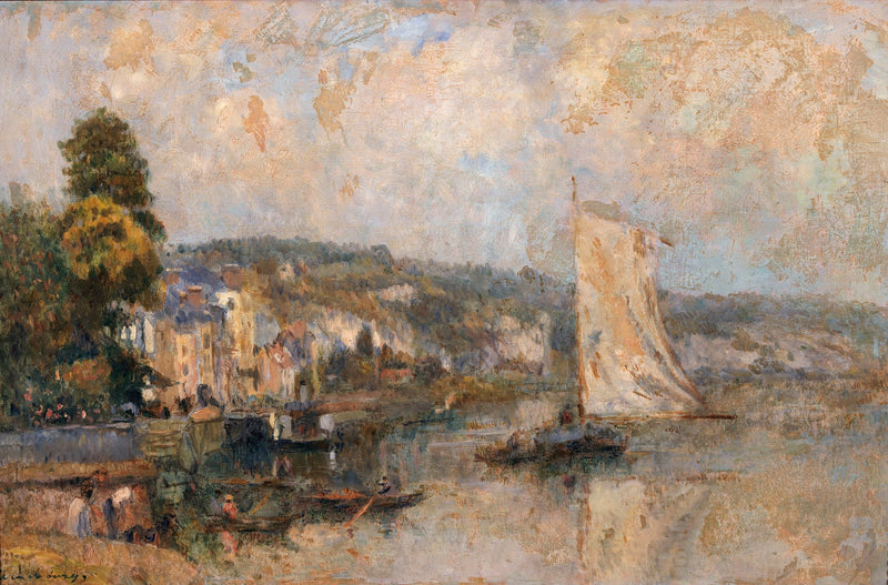 La Senna a La Bouille, vicino a Rouen - Albert Lebourg