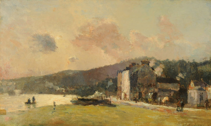 La Senna a Croisset, vicino a Rouen - Albert Lebourg
