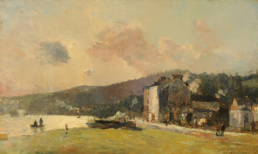 La Senna a Croisset, vicino a Rouen - Albert Lebourg