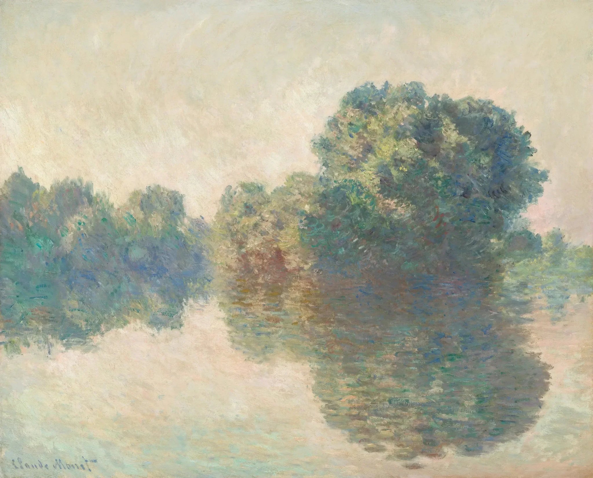 La Seine à Giverny - Claude Monet image 1 tableau peint à l’huile sur toile