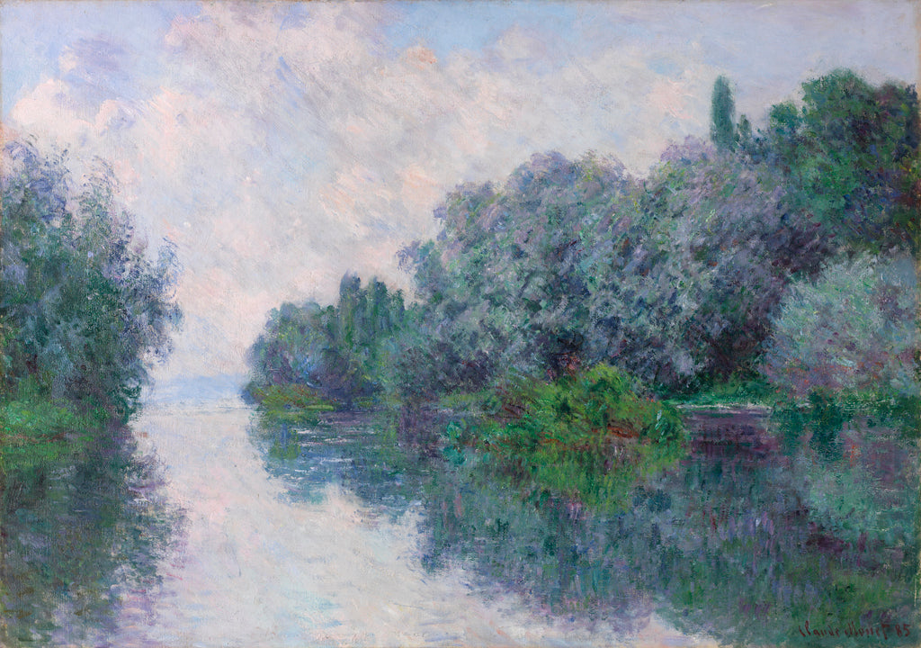 Reproduction du tableau « La Seine à Giverny - Claude Monet » par Alpha Reproduction en peinture à l’huile