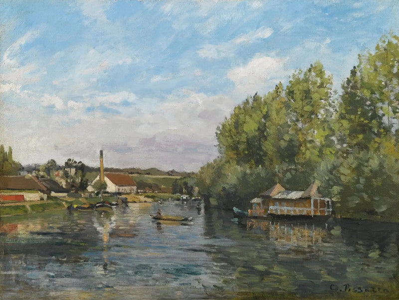 La Senna a Port-Marly - Camille Pissarro