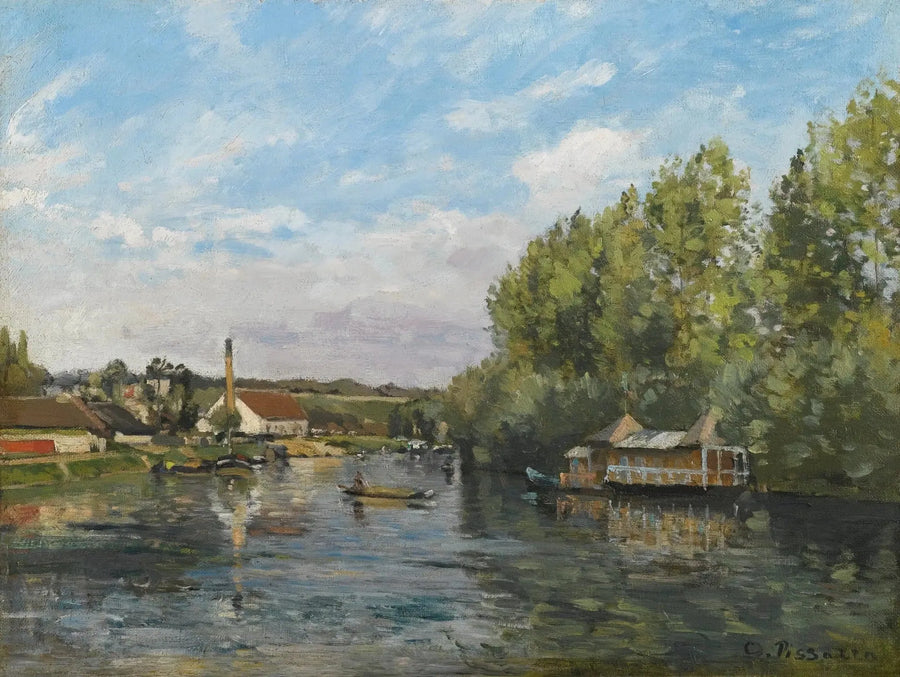 La Senna a Port-Marly - Camille Pissarro