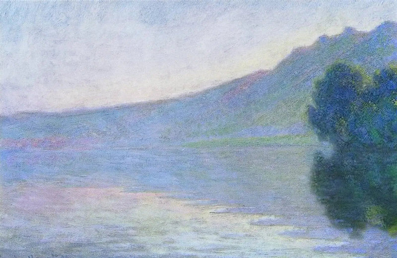 La Senna a Port-Villez, effetto rosa - Claude Monet