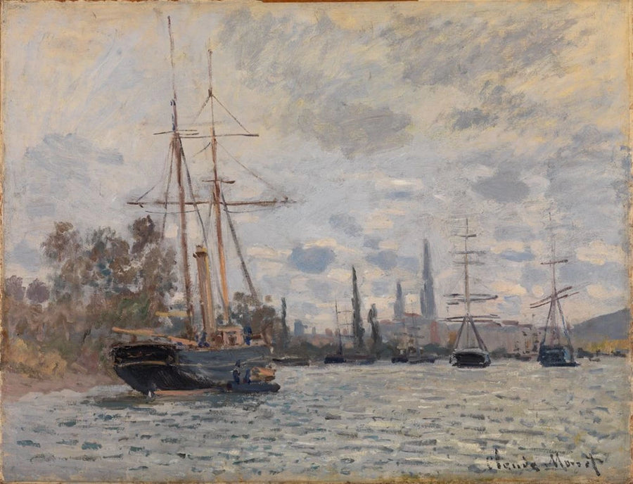 La Senna a Rouen W268 - Claude Monet