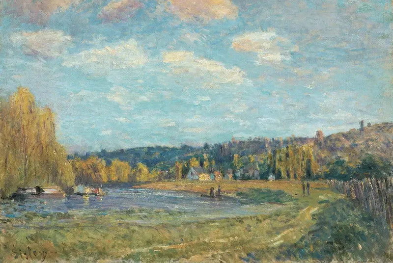 La Senna a Saint-Cloud - Alfred Sisley