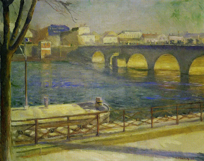 La Senna a Saint-Cloud - Edvard Munch